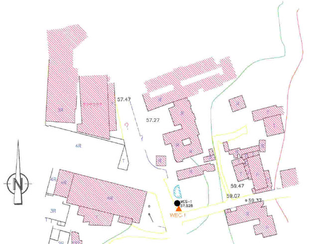 map of Wufeng, site E